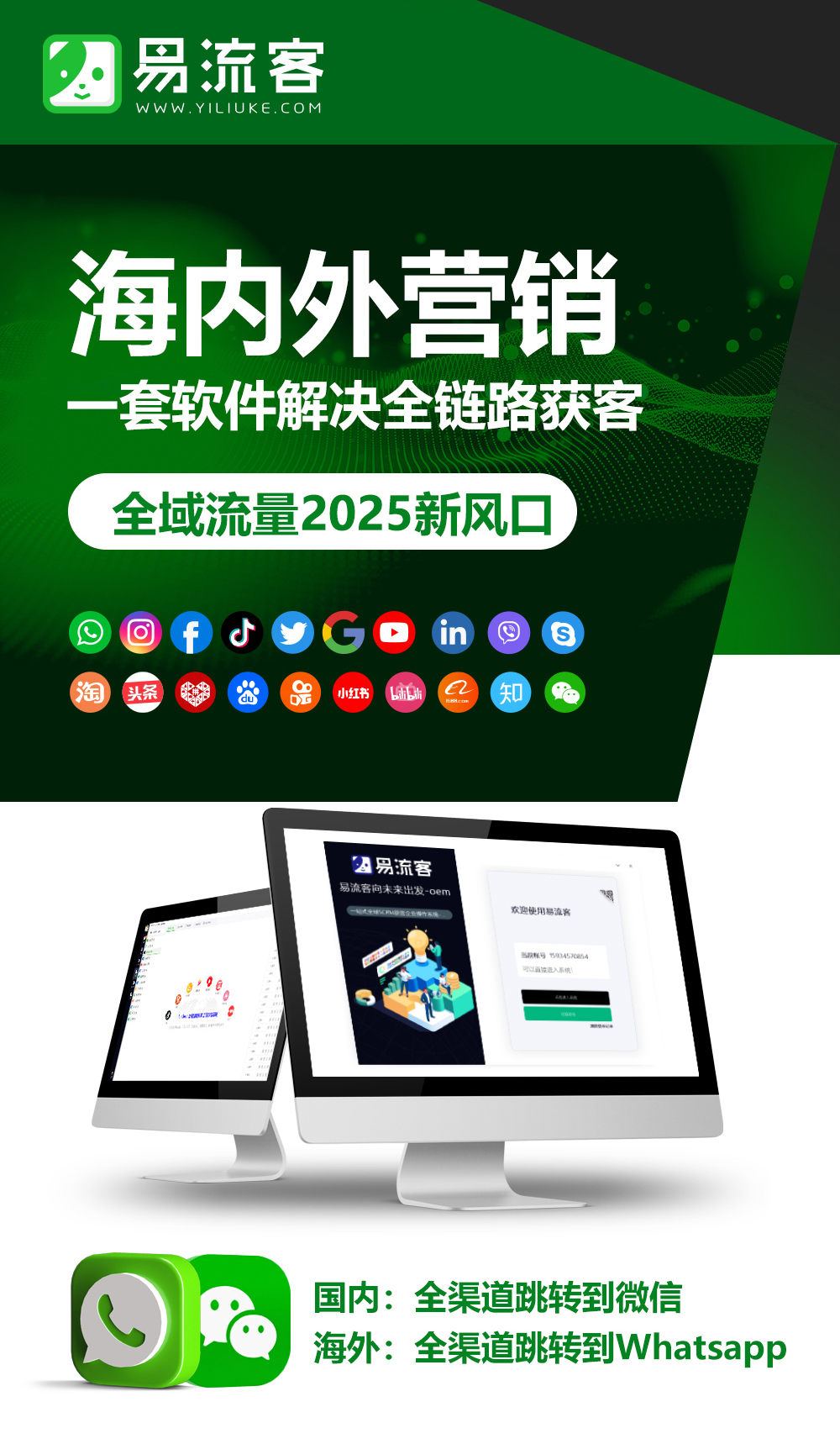 外贸版全域获客神器:易流客,引领全球市场拓展新纪元 外贸版全域获客神器:易流客,引领全球市场拓展新纪元