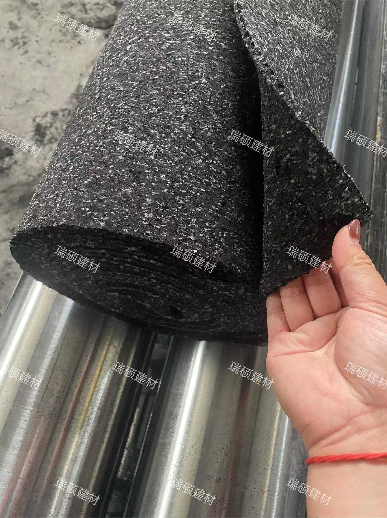 黑色5毫米聚氨酯橡胶发泡减震垫减震隔音浮筑楼板防火垫 黑色5毫米聚氨酯橡胶发泡减震垫减震隔音浮筑楼板防火垫