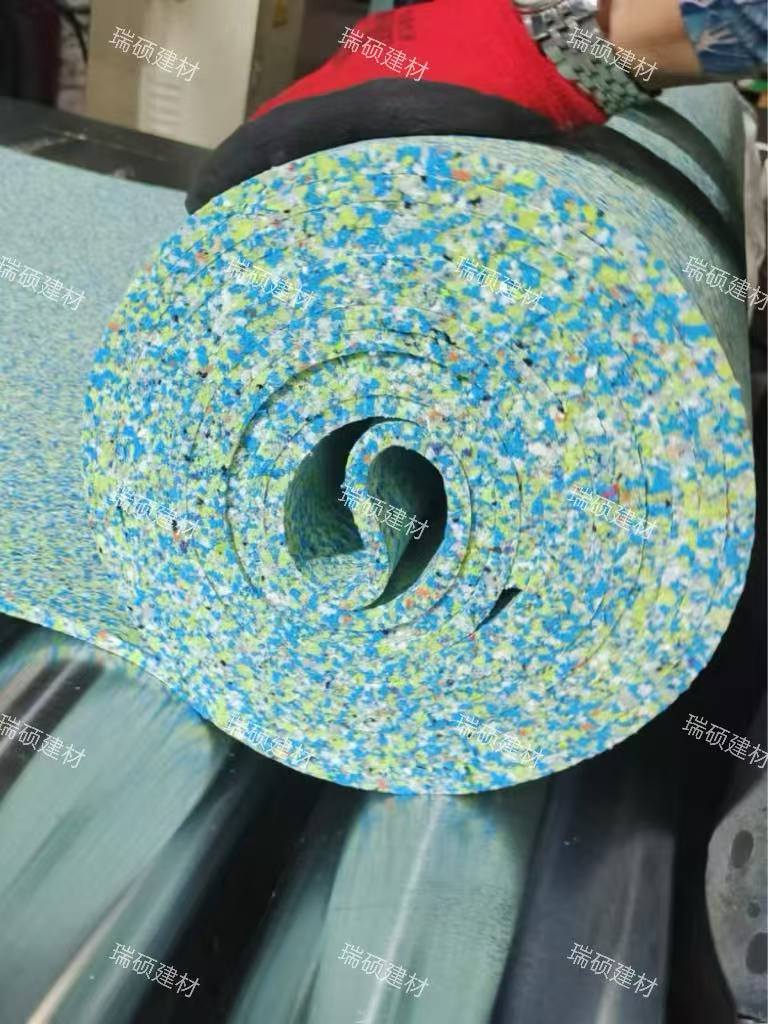 楼板地面聚氨酯橡胶减震垫黑色密度400k学校地暖消音减震材料 楼板地面聚氨酯橡胶减震垫黑色密度400k学校地暖消音减震材料
