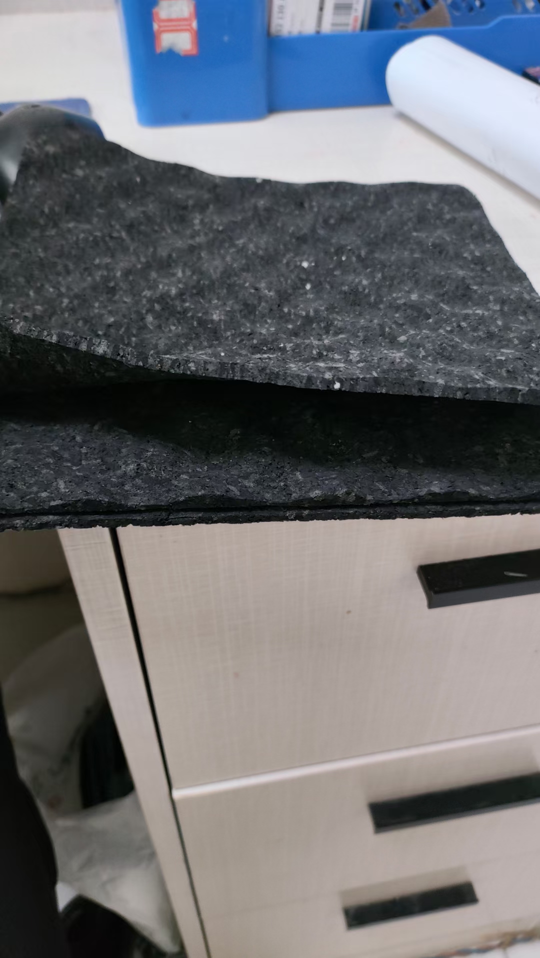 单面凹款浮筑楼板发泡橡胶隔音减震垫学校建筑地板高密度减震垫
