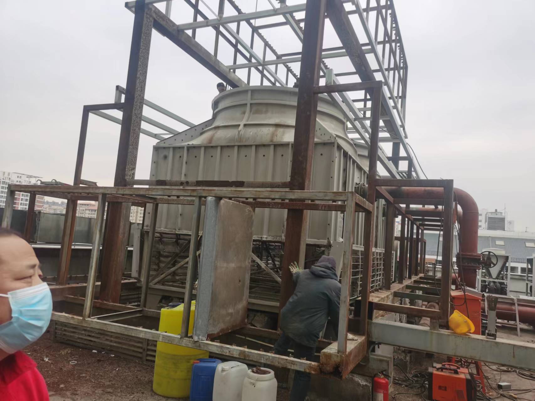 搭建钢结构阁楼，室内扩建阁楼二层