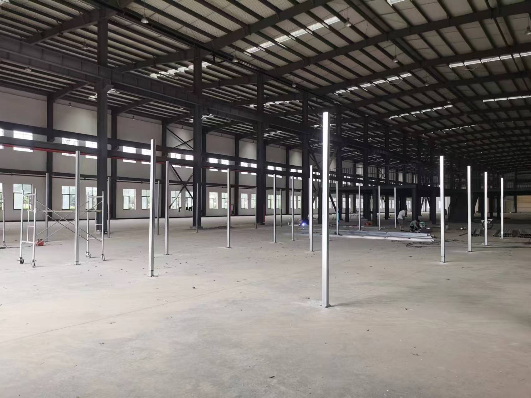 钢结构隔层，北京厂房结构框架搭建室内阁楼二层