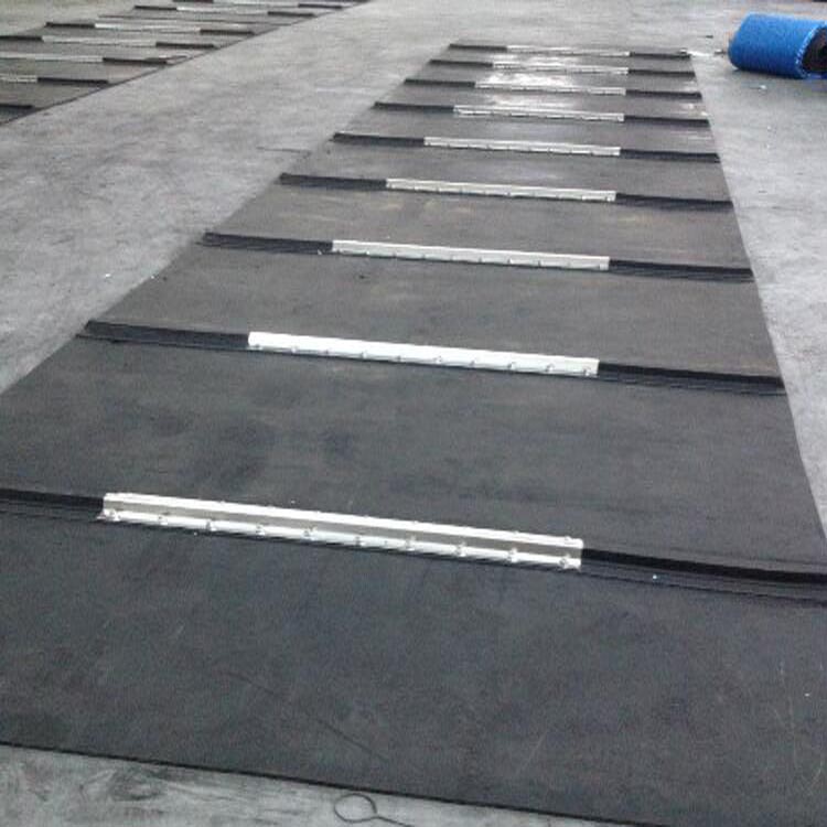 自卸式除铁器环形橡胶皮带，金属刮板除铁器皮带定制