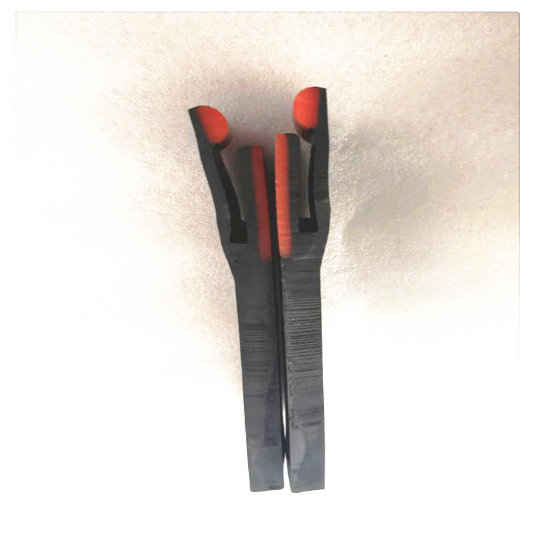 电厂输送机导料槽橡胶防溢裙板，Y型双密封裙板定制