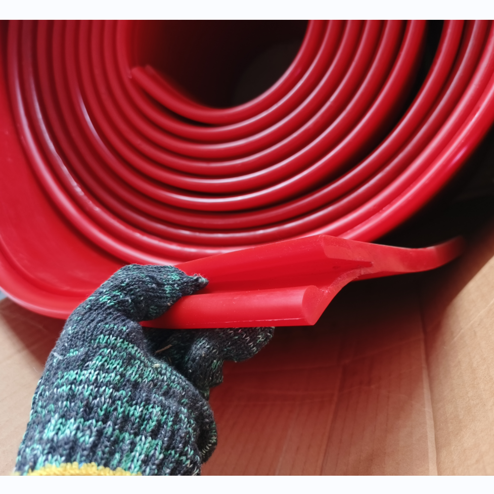 纯聚氨酯Y型双密封防溢裙板定制，出口代加工防溢裙板