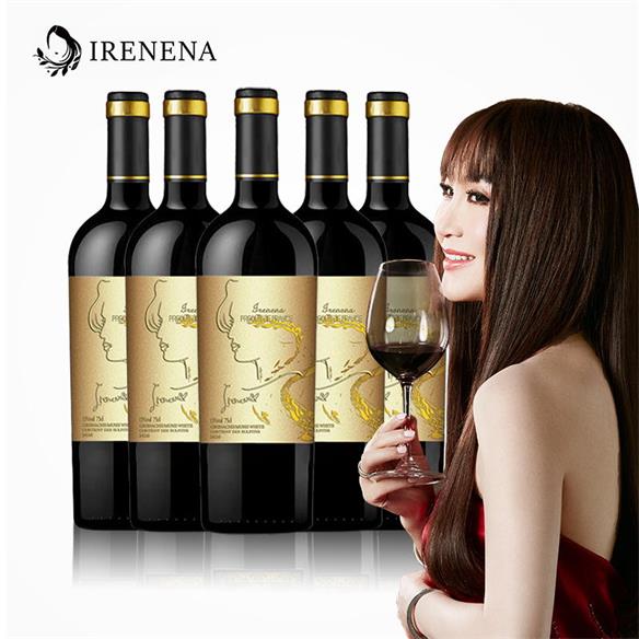 温碧霞自创IRENENA红酒VCE1号进口法国干红葡萄酒 温碧霞自创IRENENA红酒VCE1号进口法国干红葡萄酒